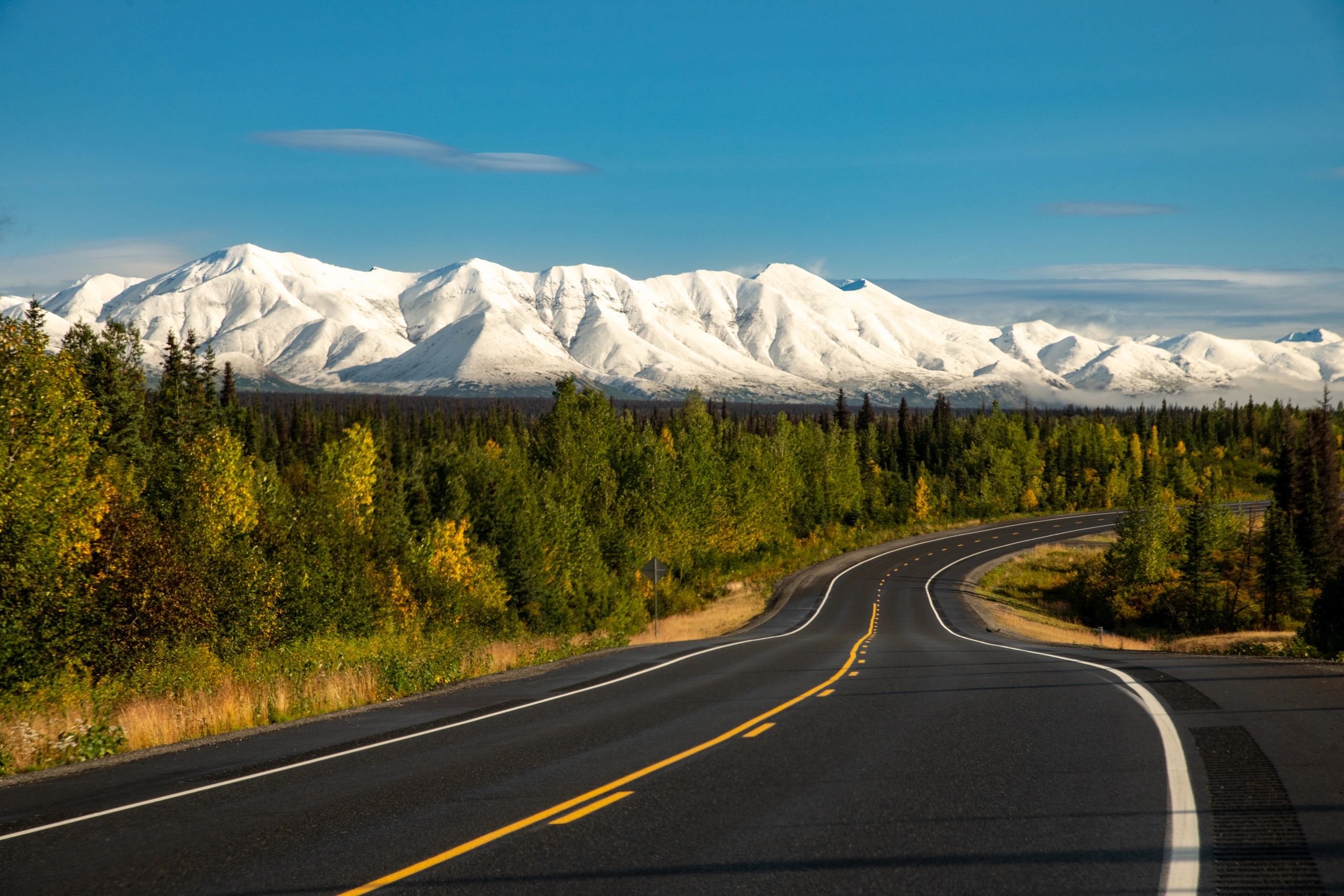 Alaska Highway Scenic View